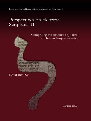 cover image of Perspectives on Hebrew Scriptures II
